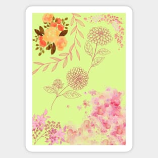 flower rush Sticker